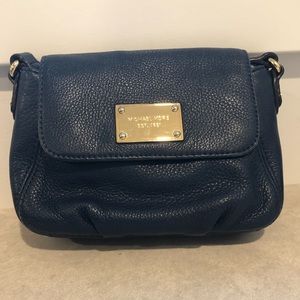 Michael Kors blue small crossbody bag